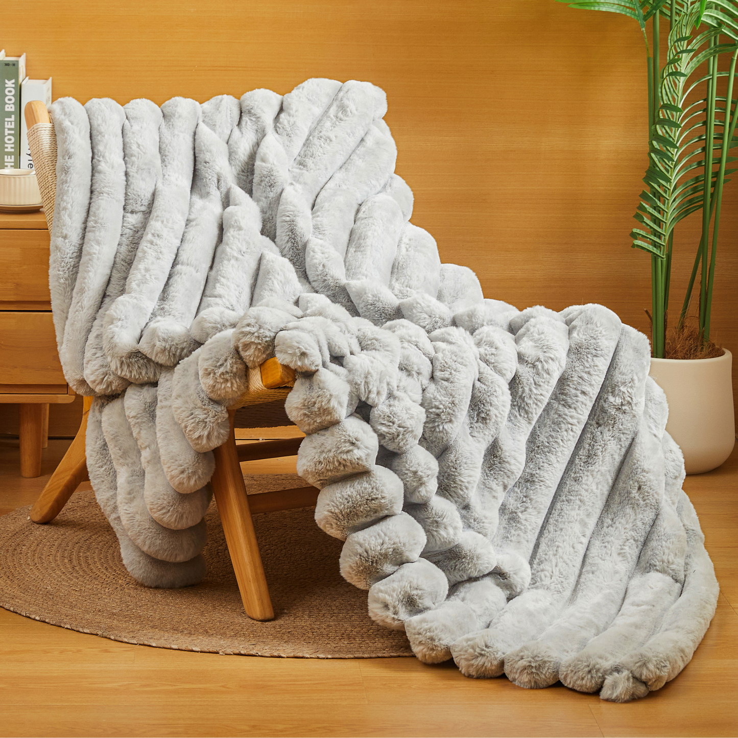The Nantucket Blanket - Pebble Gray
