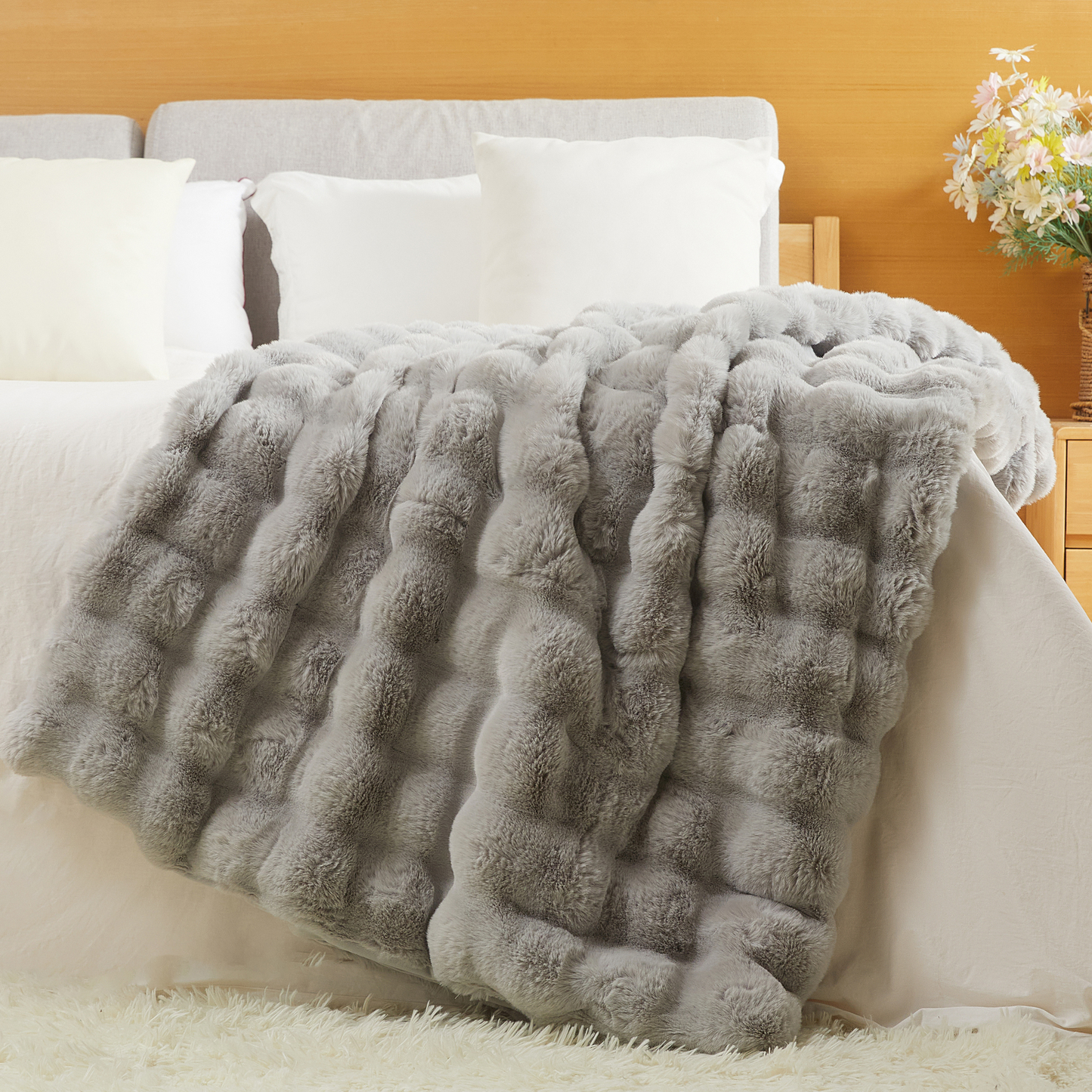 The Malibu Blanket - Pebble Gray