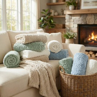 The Seacliff Blanket - Palm Sage Green