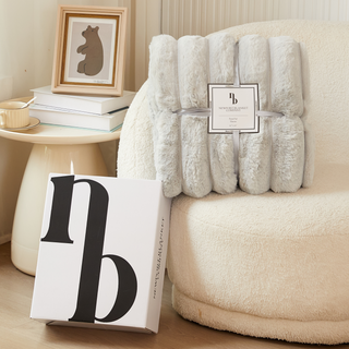 The Nantucket Blanket - Pebble Gray