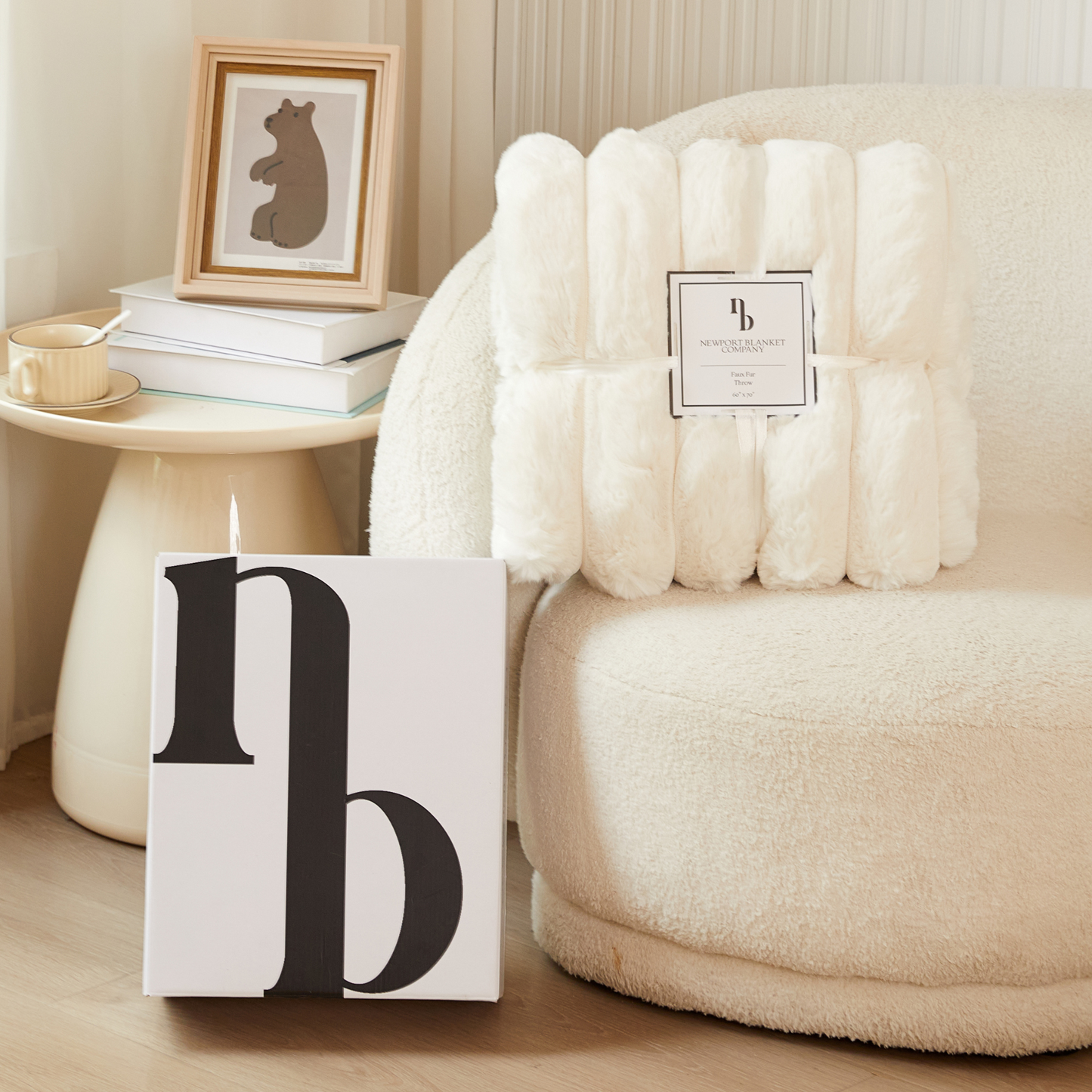 The Nantucket Blanket - Lighthouse Cream
