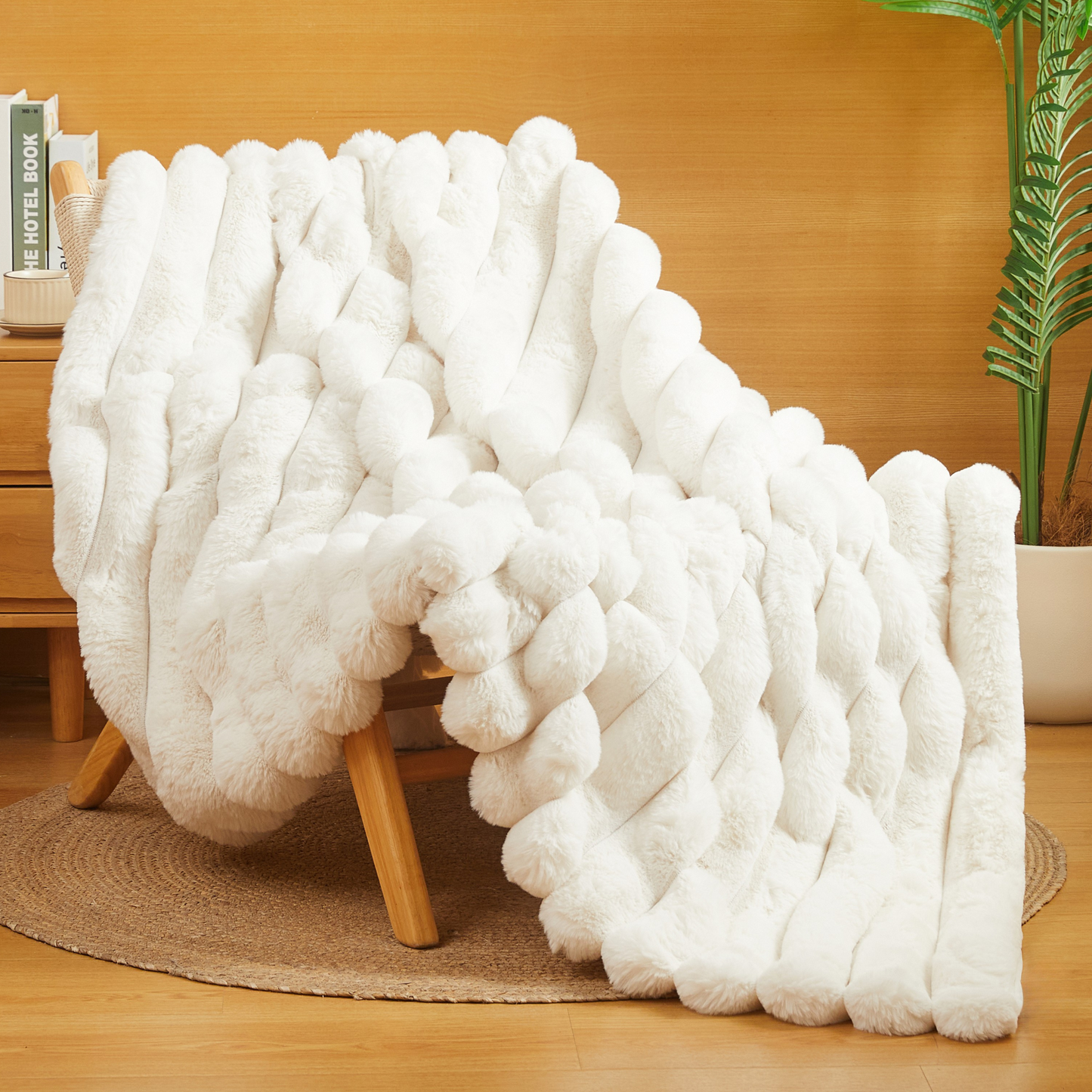 The Nantucket Blanket - Lighthouse Cream