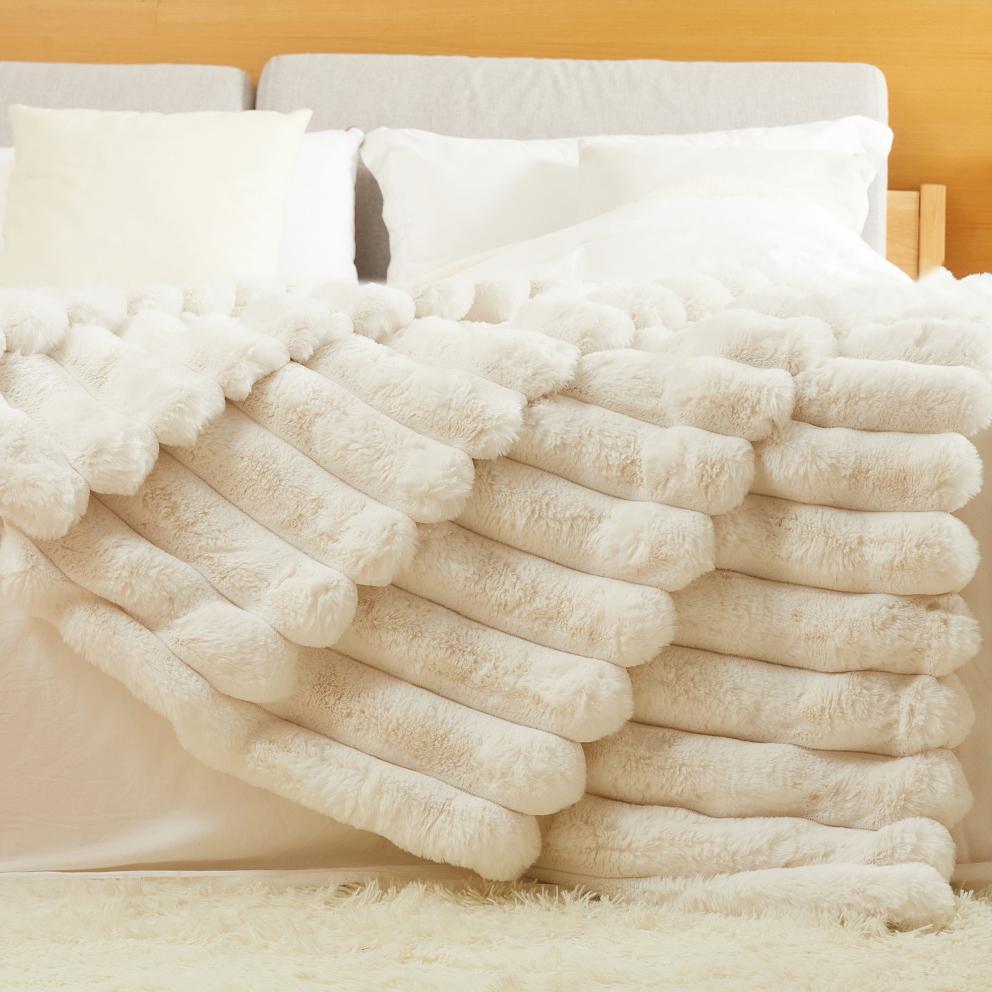 The Nantucket Blanket - Lighthouse Cream