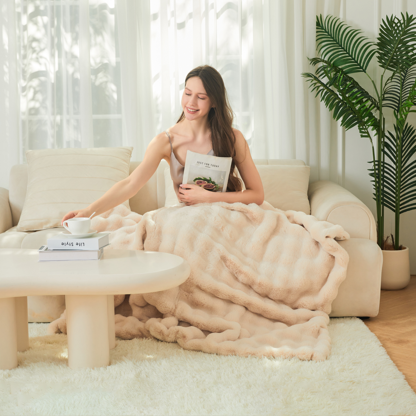 The Malibu Blanket - Shoreline Beige