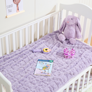 The Belle Bow Blanket 30"x40" - Lavender