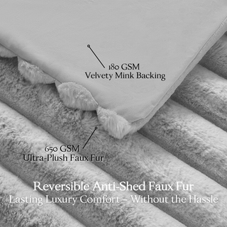 The Nantucket Blanket - Pebble Gray