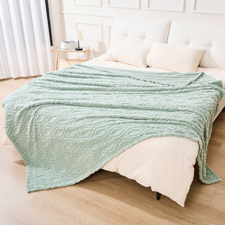 The Seacliff Blanket - Palm Sage Green
