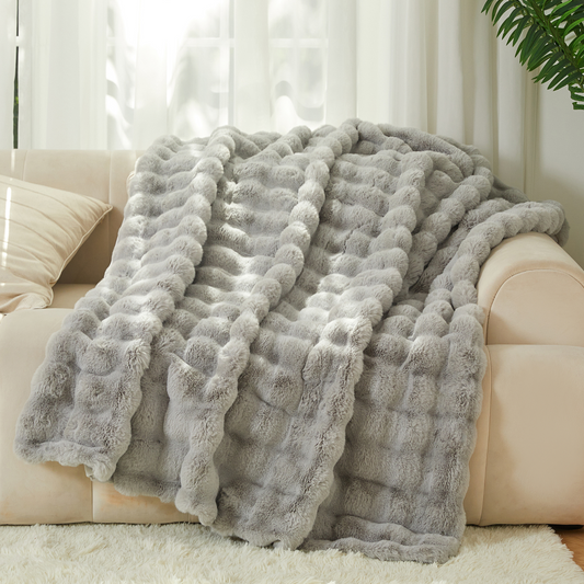 The Malibu Blanket - Pebble Gray