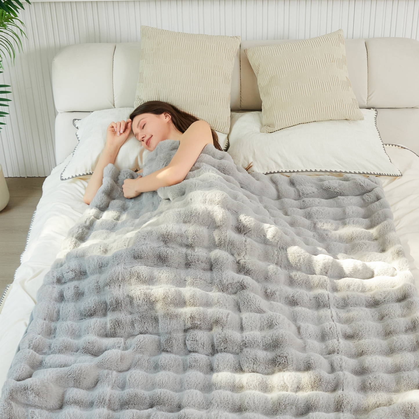 The Malibu Blanket - Pebble Gray