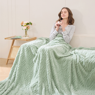 The Seacliff Blanket - Palm Sage Green