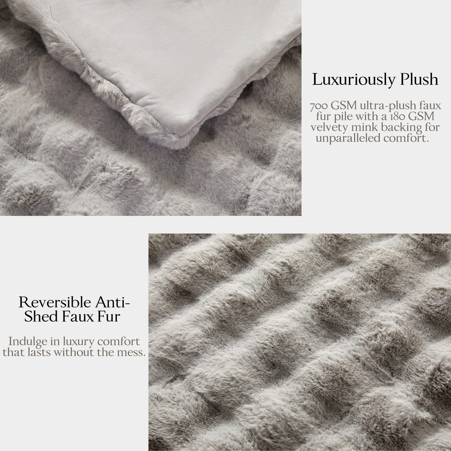 The Malibu Blanket - Pebble Gray