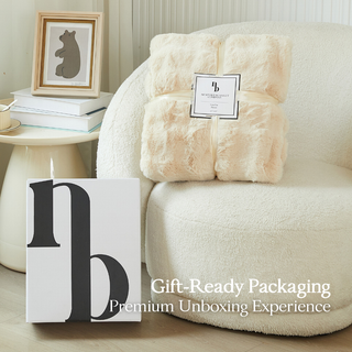 The Malibu Blanket - Shoreline Beige (ReFluffed. ReLoved.)