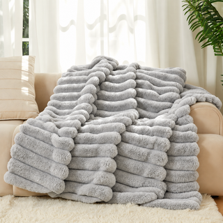 The Nantucket Blanket - Pebble Gray
