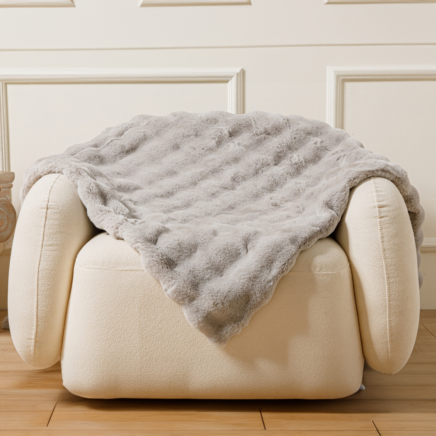 The Malibu Blanket - Pebble Gray