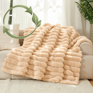 The Nantucket Blanket - Shoreline Beige (ReFluffed. ReLoved.)