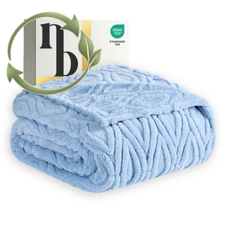 The Seacliff Blanket - Tidewater Blue (Refluffed. Reloved.)