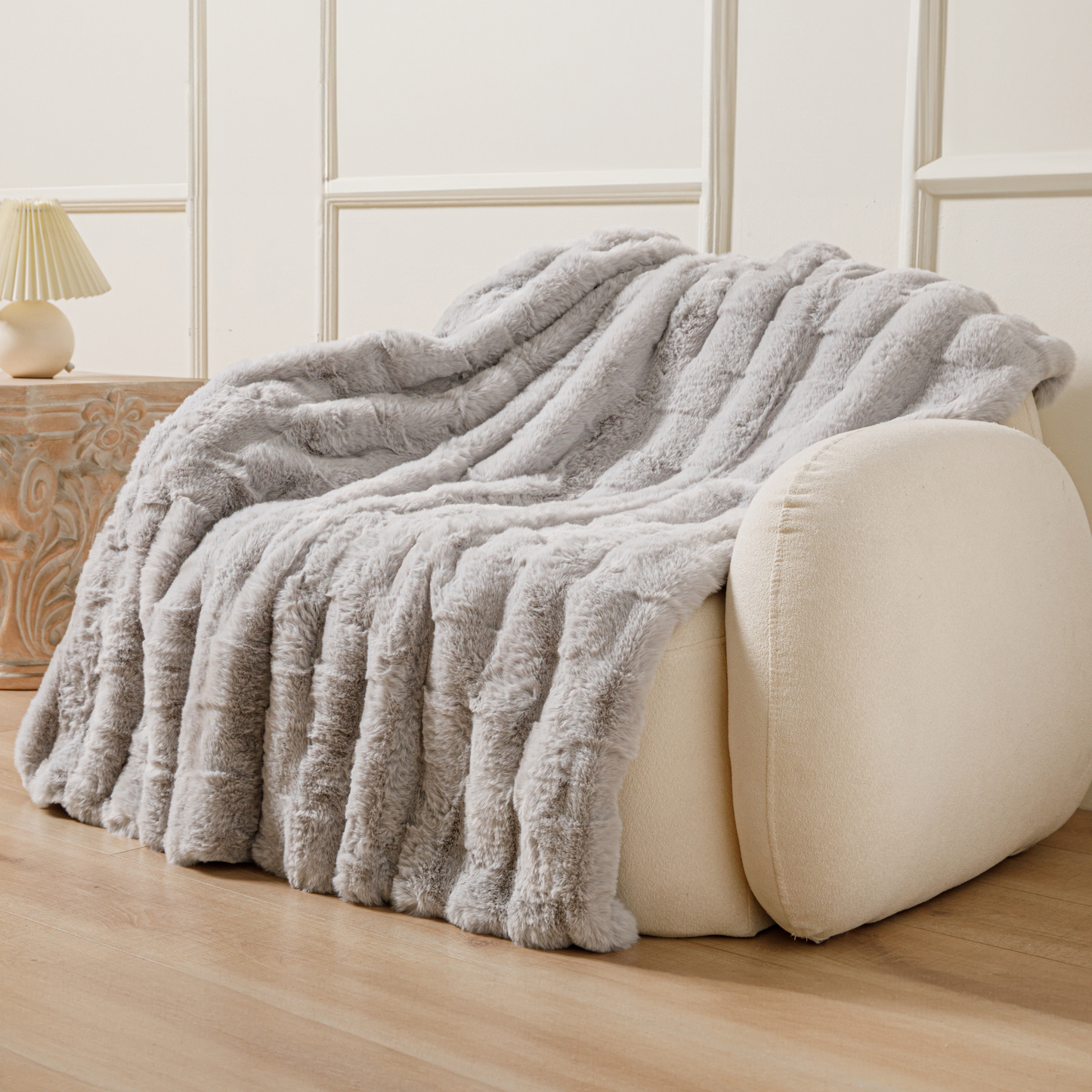 The Southampton Blanket - Pebble Gray